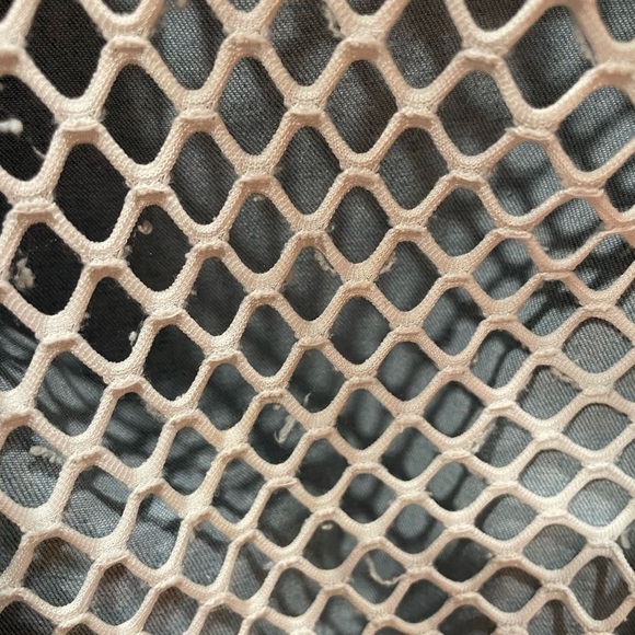 DENIM FISH NET STYLE JEANS - Picture 5 of 8